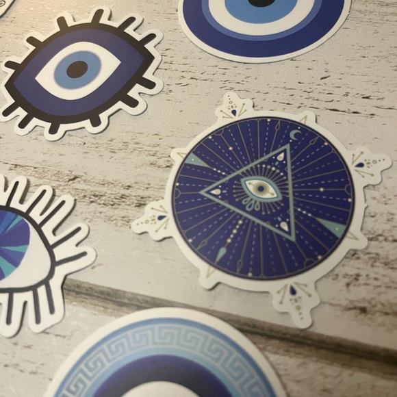 ❤️3/$10(10)Evil eye protection stickers - Picture 3 of 3